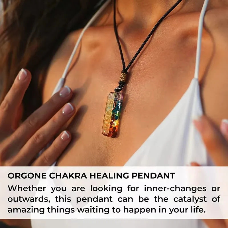 Reiki energy necklace – natural stone pendant for chakra alignment