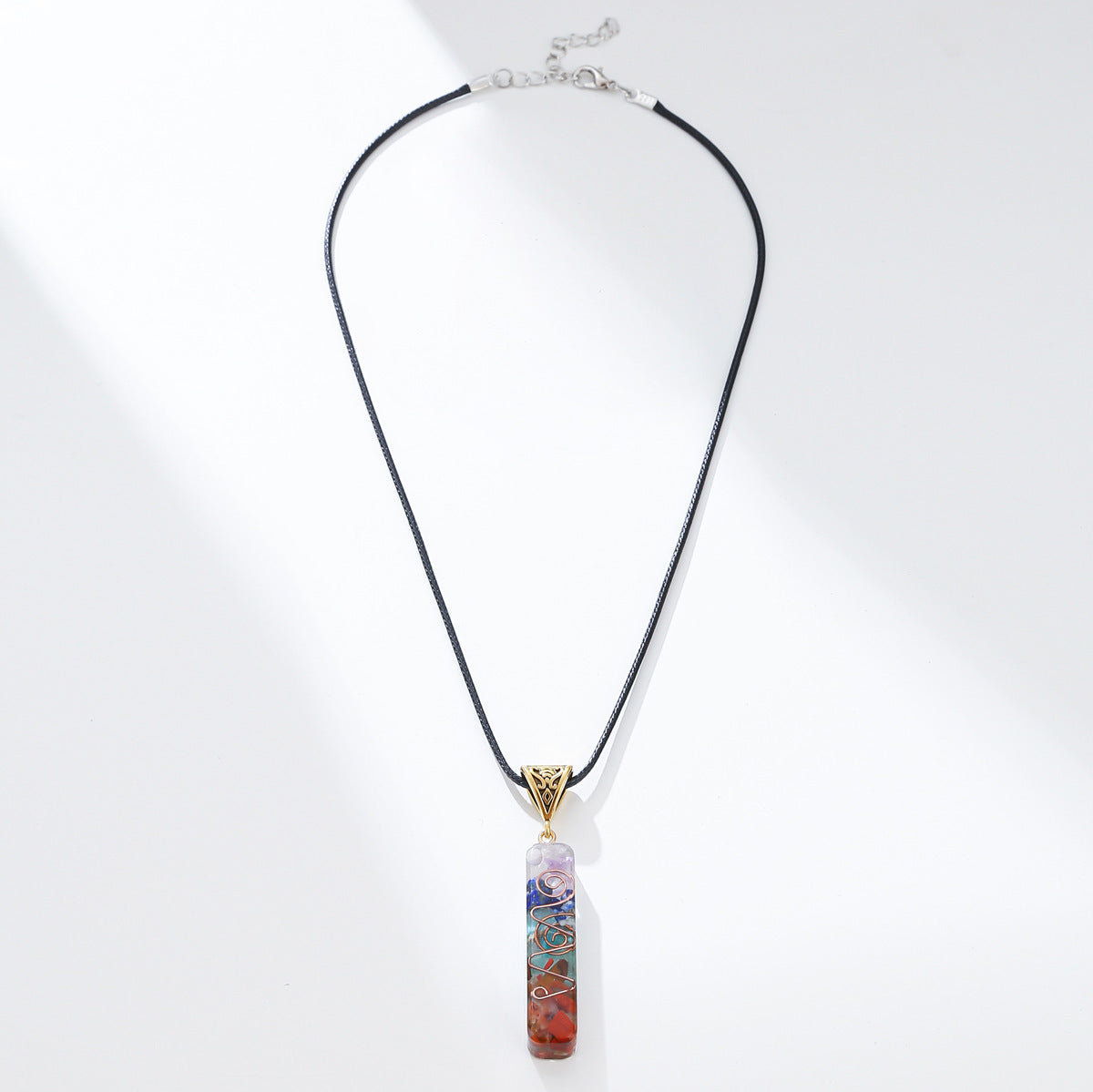 Reiki energy necklace – natural stone pendant for chakra alignment