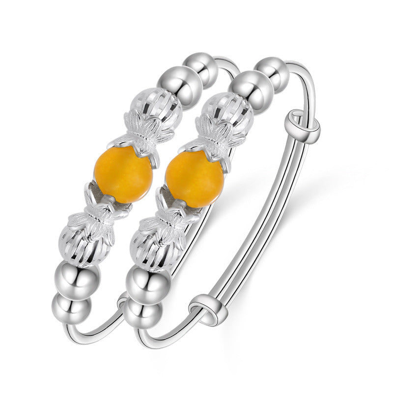 925 Sterling Silver Kids Bracelet Set with Natural Yellow Topaz – Supreme Evil Eye Guardian